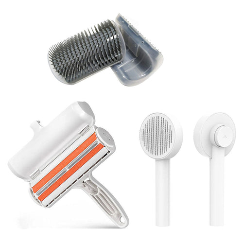 Untangled Bundle – Whiskertons cat grooming brushes and lint roller