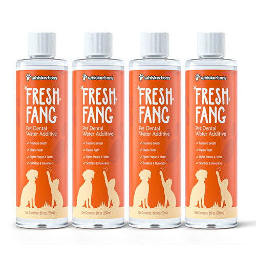 FreshFang Bundle – four bottles of Fresh Fang pet dental water additive